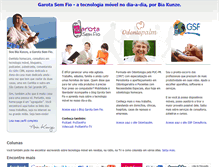 Tablet Screenshot of garotasemfio.com.br